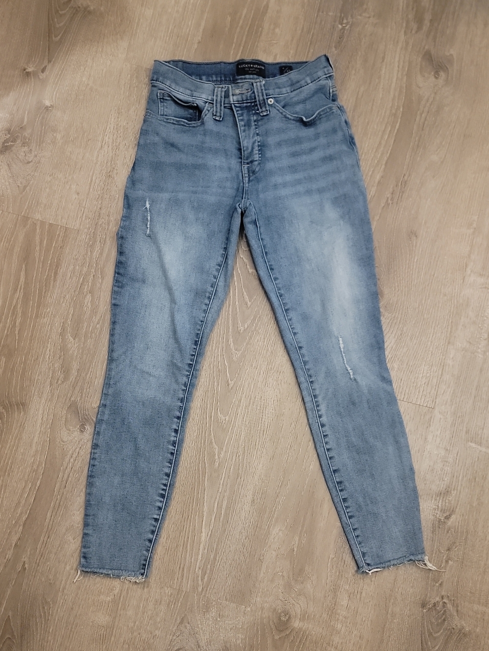 Lucky Brand Light Blue Skinny Jeans Size 4/27 Mid-rise Skinny AVA